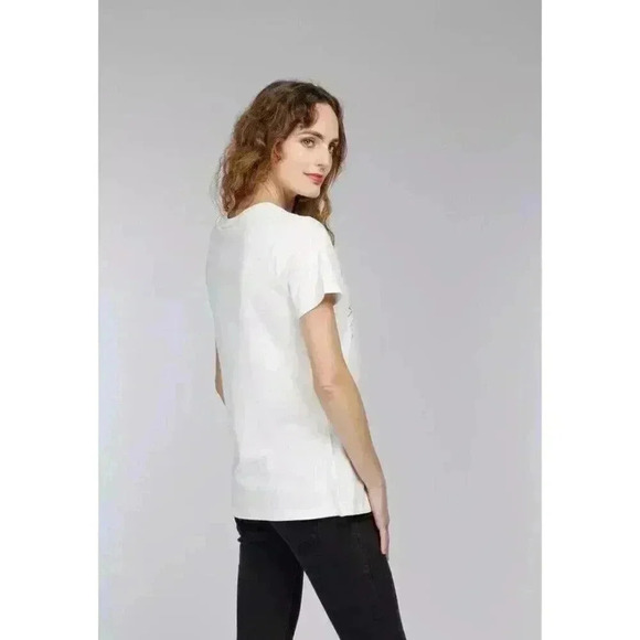 Harley Davidson 120th Anniversary Womens Size XL V-Neck T-Shirt White SS Cotton - Picture 4 of 8